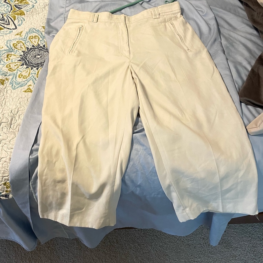 Coldwater Creek Silky Dress Capris